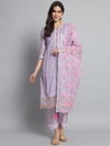 Kalaai  Linen Cotton Embroidery Kurti With Bottom Dupatta Wholesalers In Delhi
